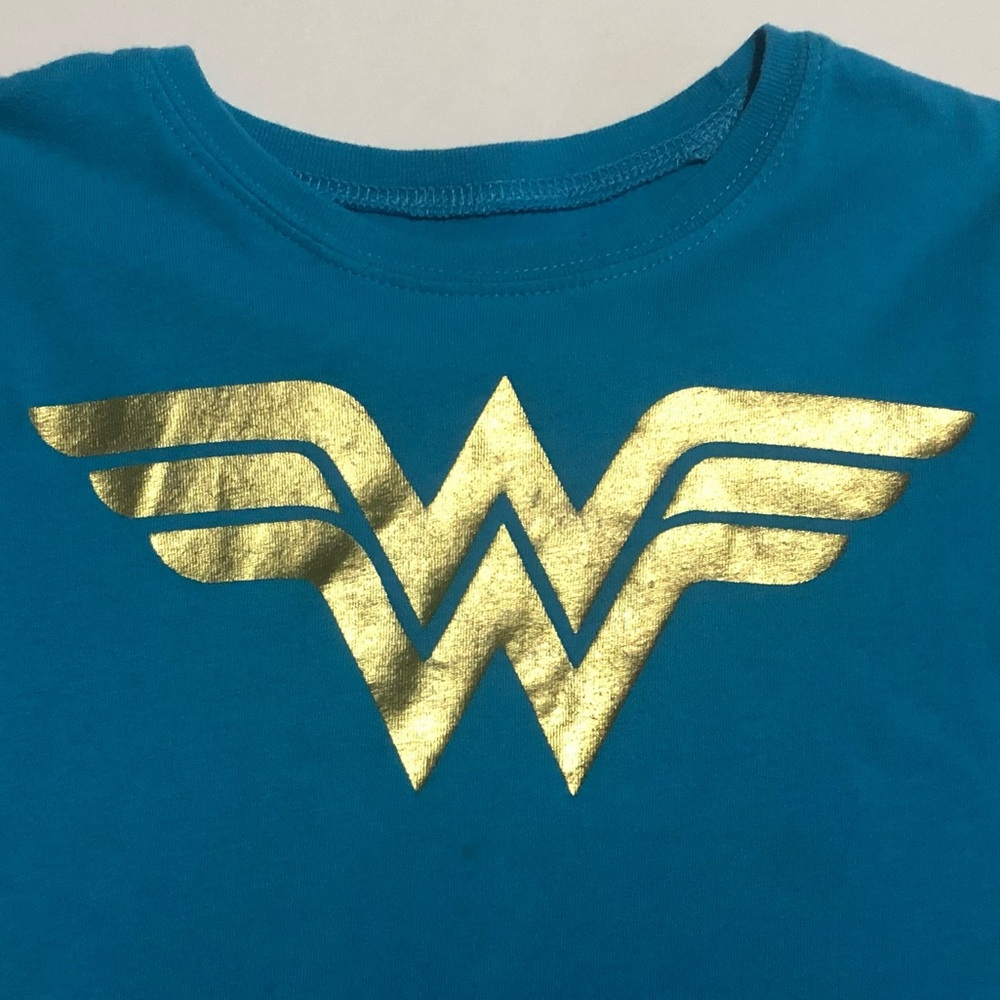DC Comics Blue Wonder Woman Classic Logo T-Shirt